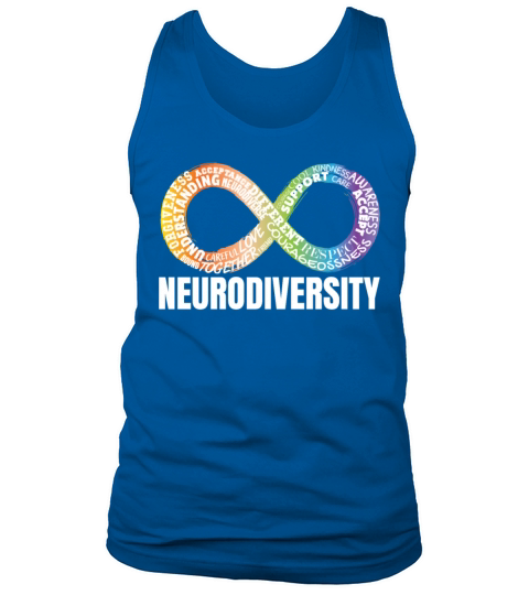 Neurodiversity Infinity Spectrum Autism Awareness Tank Top Unisex
