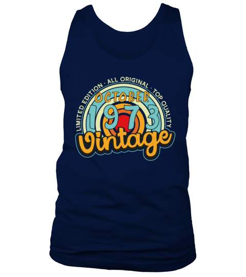 October 1973 Vintage Tank Top Unisex