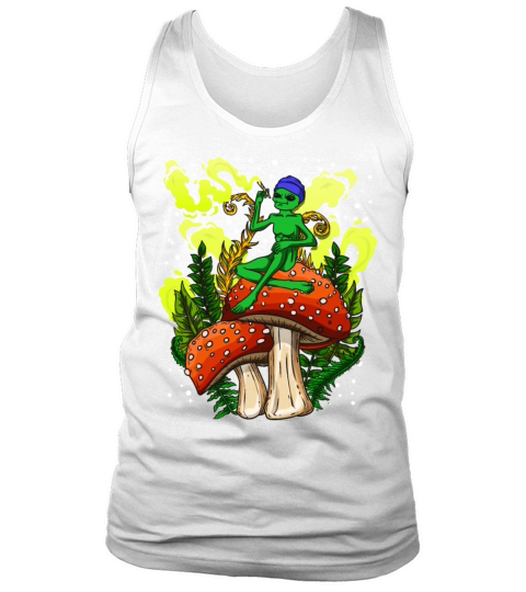 Psycadellic Magic Mushroom Alien LSD Acid Trip Tank Top Unisex