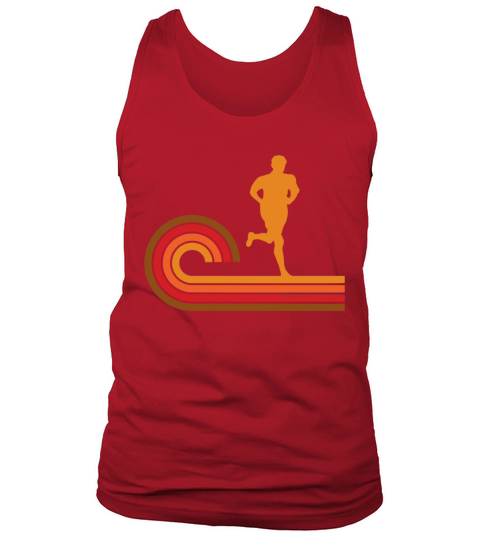 Retro Style Runner Silhouette Running Tank Top Unisex