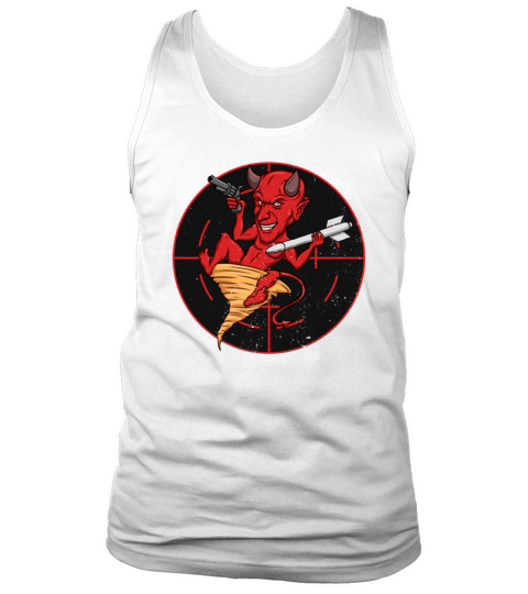 VX31 Dust Devils Fighter Squadron Patch Vintage Tank Top Unisex