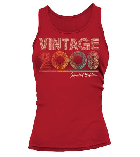 15 Years Old Vintage 2008 15th Birthday Gifts Tank top Woman