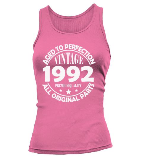 1992 vintage vintage retro birthday gift Tank top Woman