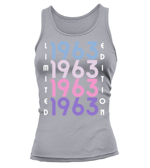 60 Years Vintage 1963 Retro 60th Birthday Tank top Woman