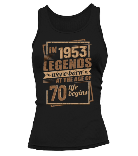 70th Birthday Gift Ideas Vintage 1953 Sayings Tank top Woman