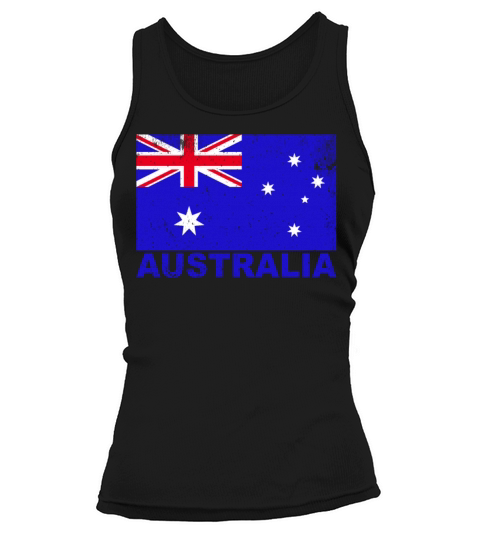 Australia Flag Vintage Australian Origin Nationali Tank top Woman