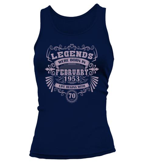 Birthday Vintage February 1953 Retro Tank top Woman
