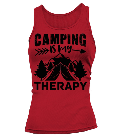 Camping Camper Van Vintage In Caravan Caravan Tank top Woman