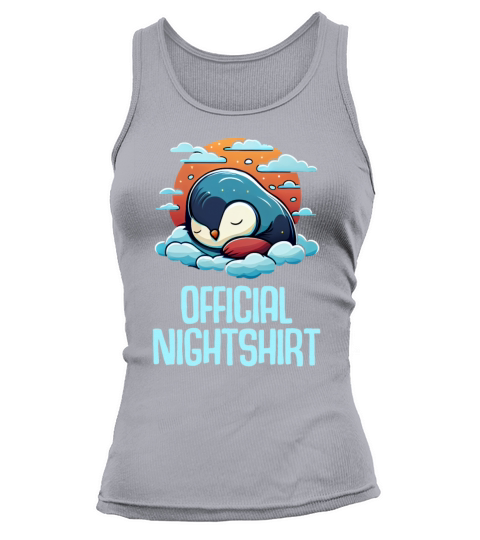 Cute Penguin Sleepshirt Nightwear Nightshirt Sleep Tank top Woman