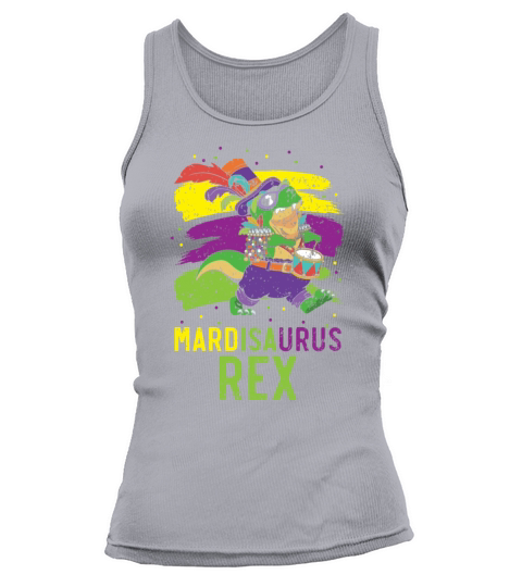 Mardisaurus Rex Mardi Gras Party Dinosaur Lover Tank top Woman