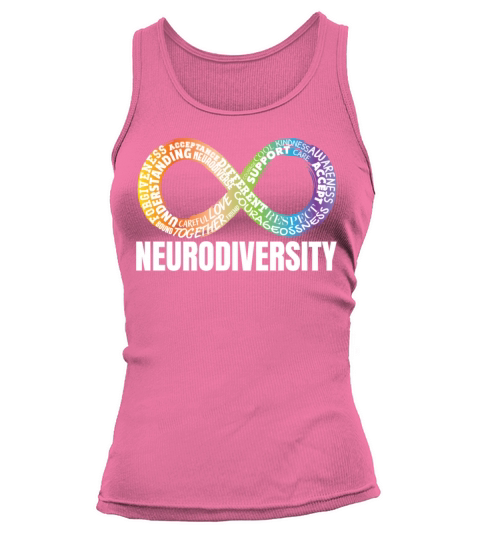 Neurodiversity Infinity Spectrum Autism Awareness Tank top Woman