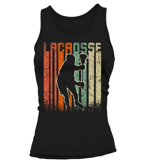 Retro Vintage Lacrosse Player Tank top Woman
