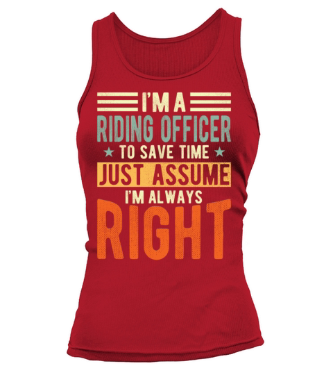 Riding Officer Tank top Woman