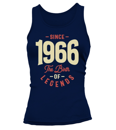 Since 1966 The Birth of Legends 57th Birthday Tank top Woman