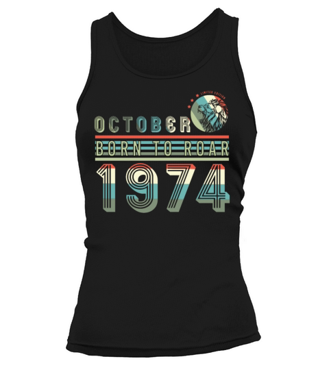 Vintage 1974 October Lion Tank top Woman
