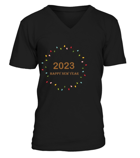 2023 happy New Year V-Neck T-shirt