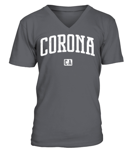 Corona California Vintage Style V-Neck T-shirt