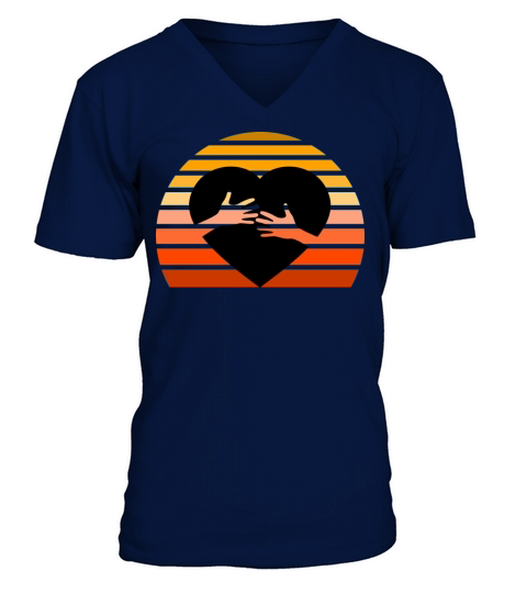 Valentines day V-Neck T-shirt