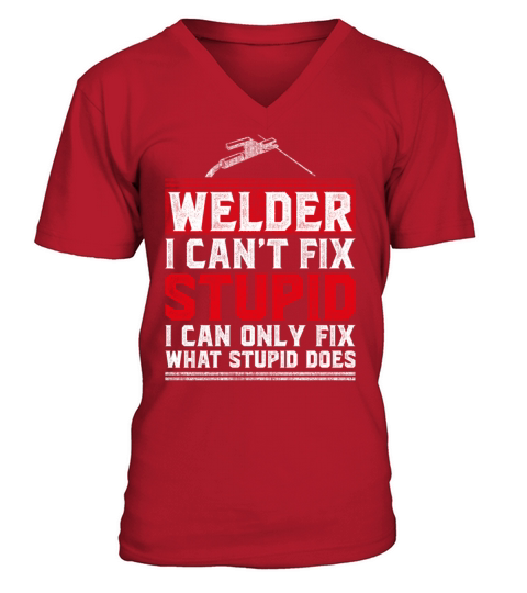 Welder Welding Vintage Welder I V-Neck T-shirt
