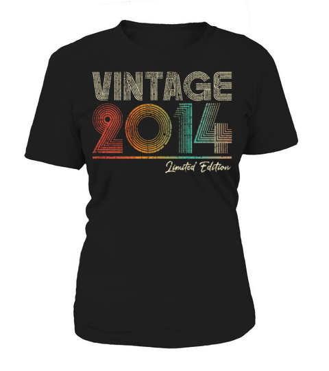 9 Years Old Vintage 2014 9th Birthday Gifts Women's T-Shirt