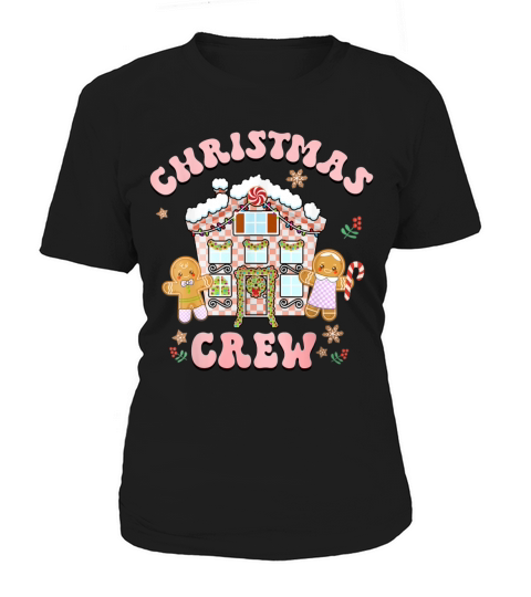 Christmas Crew Cute Gingerbread Men Funny Christma Women's T-Shirt