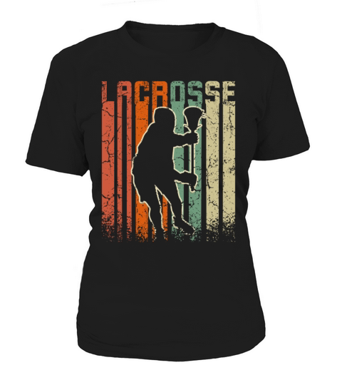 Retro Vintage Lacrosse Player Women's T-Shirt
