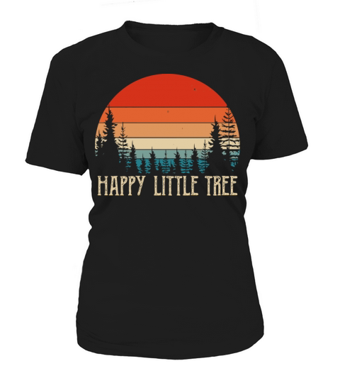 Vintage Happy Little Tree Women's T-Shirt