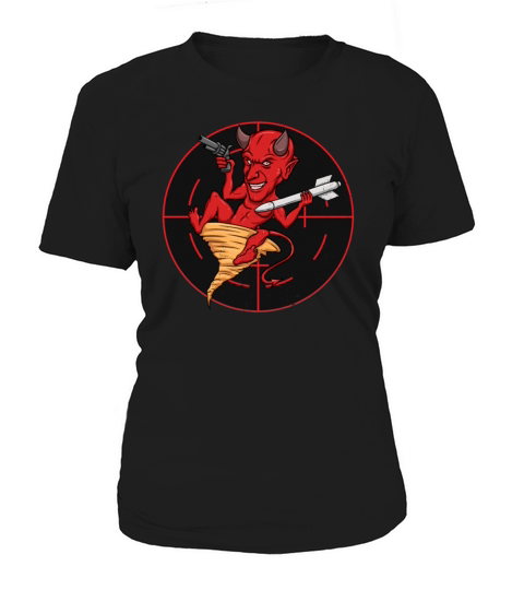 VX31 Dust Devils Fighter Squadron Patch Vintage Women's T-Shirt