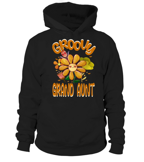 Groovy Grand Aunt Family Matching Vintage Family Hoodie Unisex