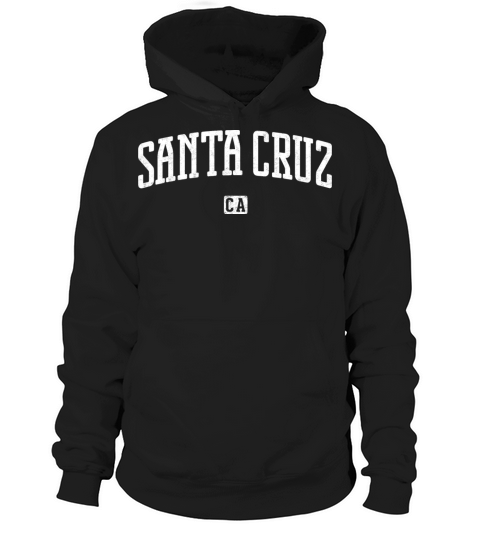 Santa Cruz California Vintage Hoodie Unisex