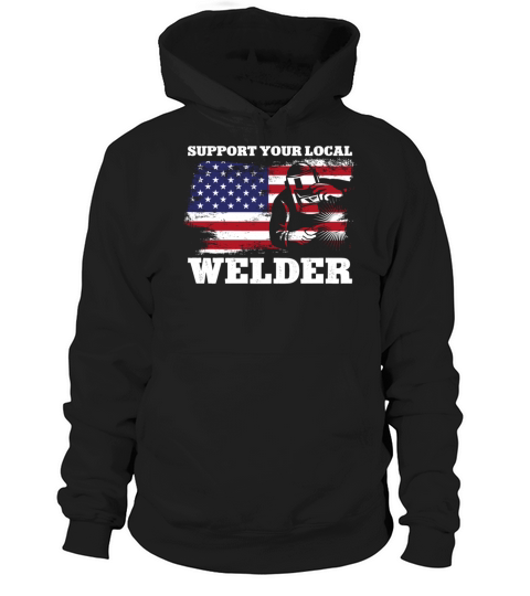 Welder Welding Vintage American Hoodie Unisex