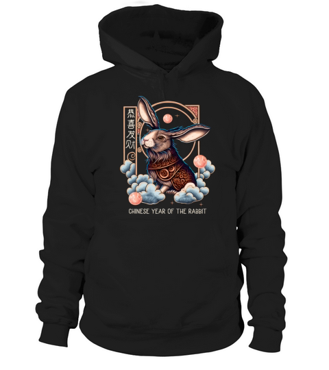 Year of the Rabbit Chinese Zodiac New Year 2023 Hoodie Unisex