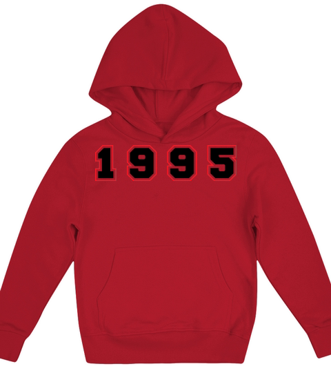 1995 Year Number Kids Hoodie