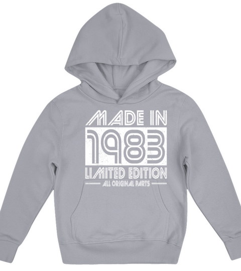 40th birthday made in 1983 limited edition Kids Hoodie