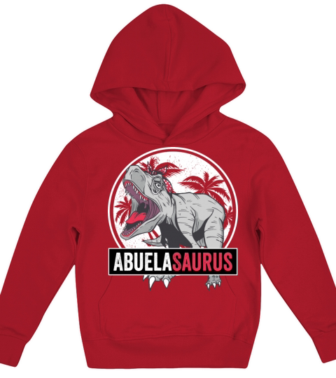 Abuelasaurus For Abuela And Abuelita Kids Hoodie