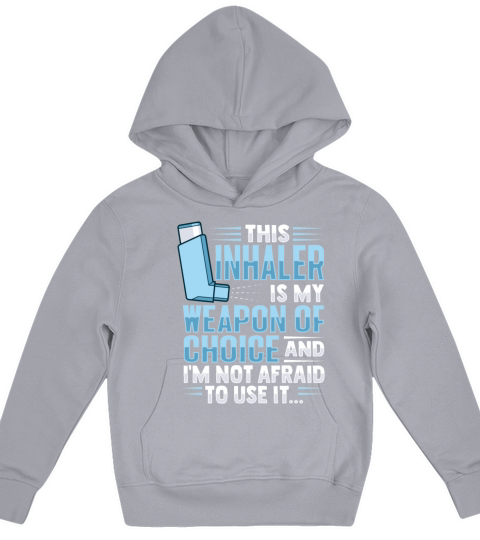 Albuterol Asthma Inhaler Design for an Asthmatic Kids Hoodie