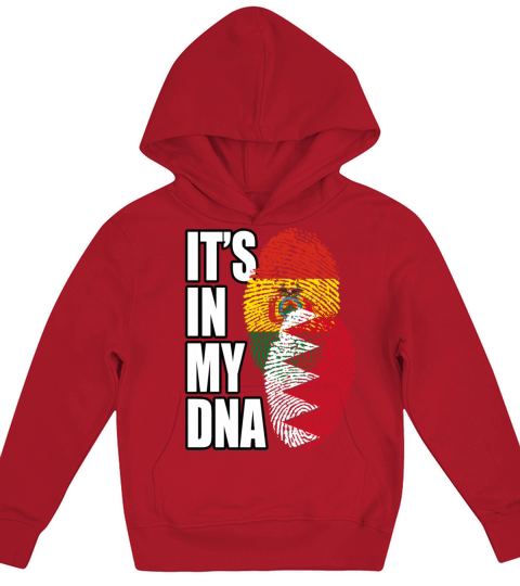 Bahraini And Bolivian Mix Heritage DNA Flag Kids Hoodie