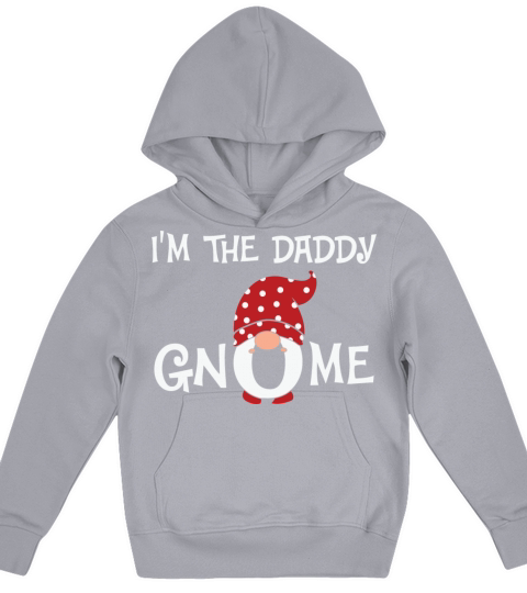 Daddy Gnome Christmas Matching Family Kids Hoodie