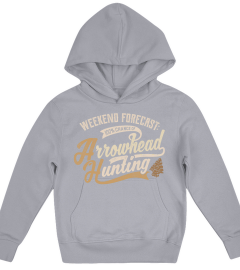 Funny Arrowhead Collecting Vintage Look Gifts Kids Hoodie