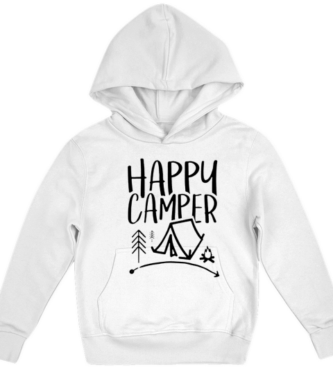 happy camper Kids Hoodie