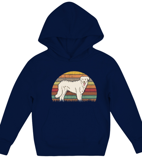 Kuvasz Retro Owner Vintage Kids Hoodie
