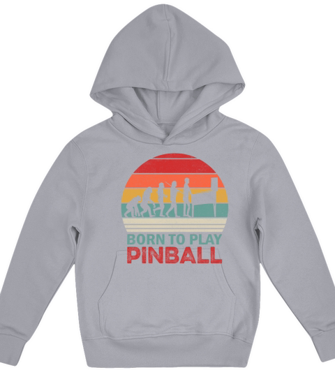 Pinball Machines Vintage Arcade Game Retro Lovers Kids Hoodie