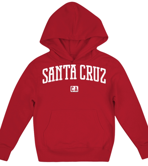 Santa Cruz California Vintage Kids Hoodie
