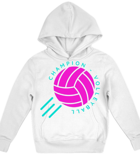 Volleyball Champion Kids Hoodie