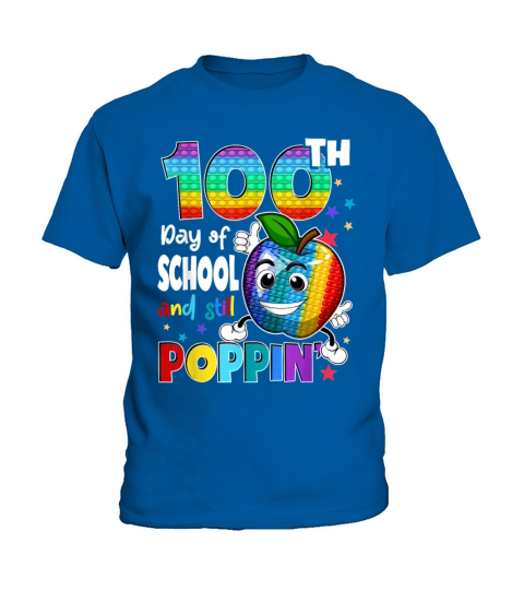 100th Day Pop it Happy 100 Days Of School Kids T-Shirt
