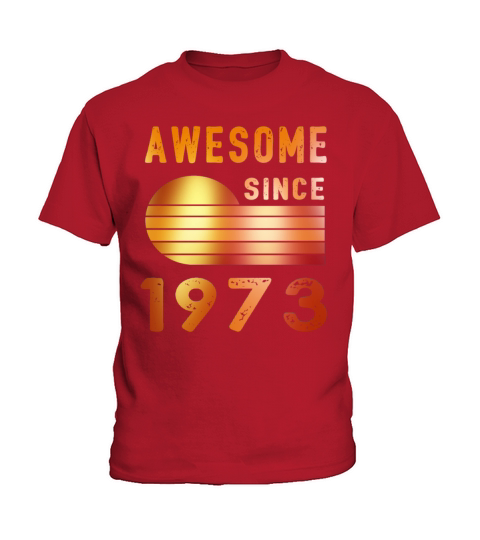 1973 Birthday Retro Vintage Gift Kids T-Shirt