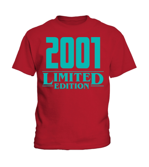 2001 Limited Edition Birthday Design Kids T-Shirt