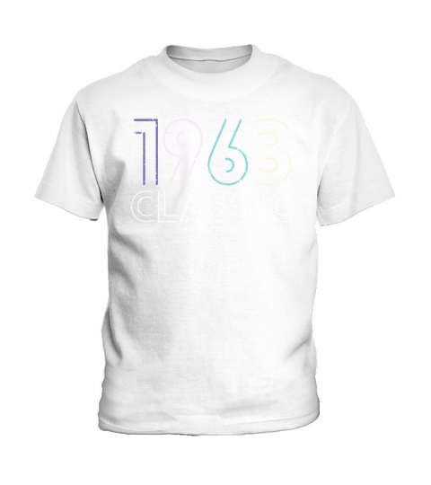 60 Years Vintage 1963 Retro 60th Birthday Kids T-Shirt