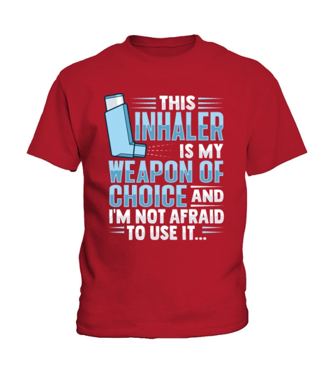 Albuterol Asthma Inhaler Design for an Asthmatic Kids T-Shirt
