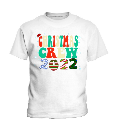 Christmas Crew - Family Vintage Christmas Pajama Kids T-Shirt
